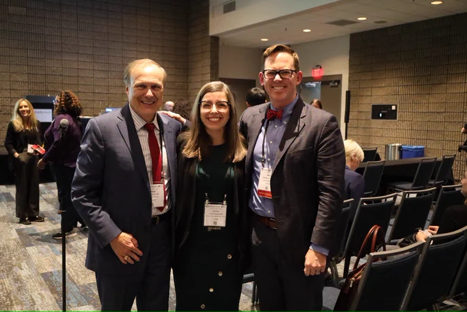 Dr. Phil Schauer, Dr. Florina Corpodean and Dr. Vance Albaugh
