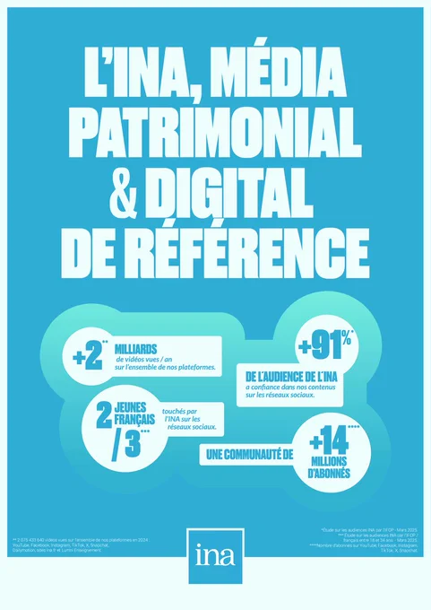  L’INA, média patrimonial & digital de référence.