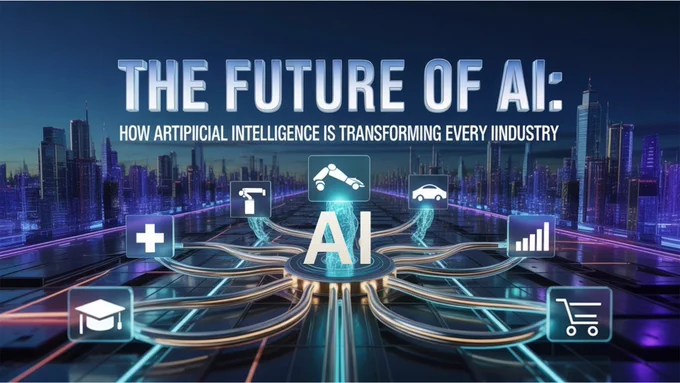 Artificial Intelligence (AI) isn’t just a buzzword anymore, it’s the quiet force reshaping how we live, work, and connect.
I still remember the first time I used an AI tool to help automate my daily tasks — what felt like magic quickly became a normal part of my workflow. And that’s the beauty of this new era: the Future of AI is no longer a distant concept; it’s happening right now, in front of us.
From diagnosing diseases to driving cars and generating art, AI technology has woven itself into nearly every industry. But what’s next? How far will this AI revolution go? Let’s explore how it’s changing our world — one industry at a time.
