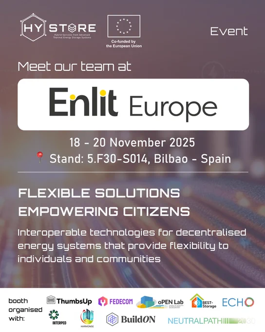 hystore at Enlit europe 2025 Bilbao