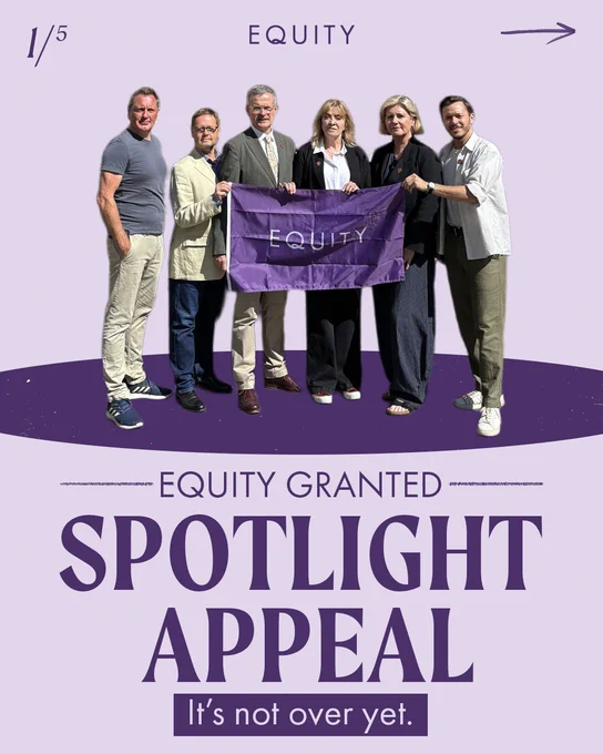 Equity Granted Spotlight Appeal. It's not over yet.