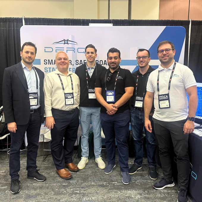 The Derq team at the ITS California annual conference 2025 in Palm Springs, CA.