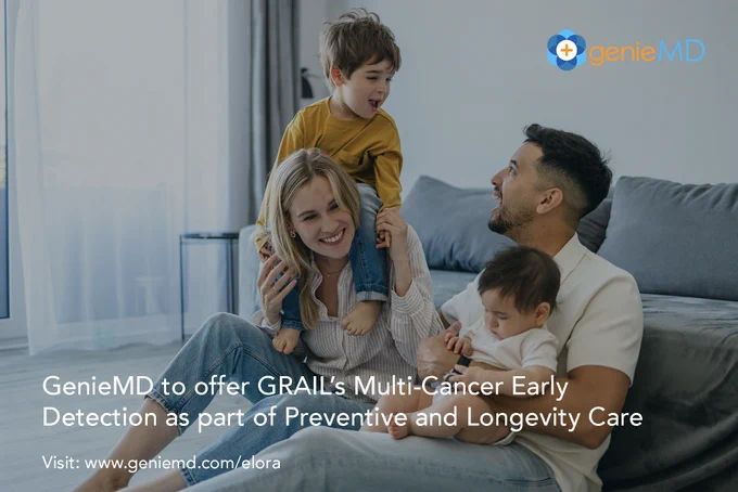 GenieMD today announced it will integrate GRAIL’s groundbreaking Galleri® multi-cancer early detection (MCED) test into GenieMD’s personalized longevity and preventive health programs, empowering clinicians and patients with access to next-generation cancer screening.