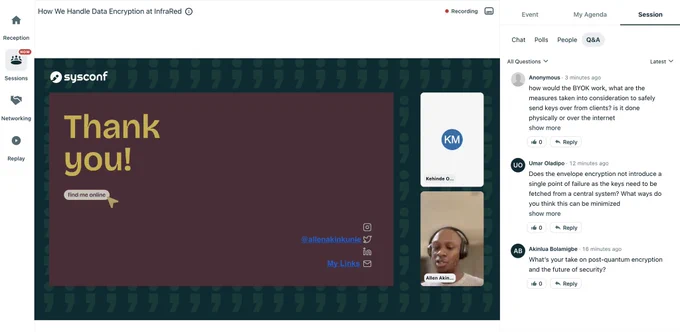 Q & A with Allen Akinkunle at SysConf 