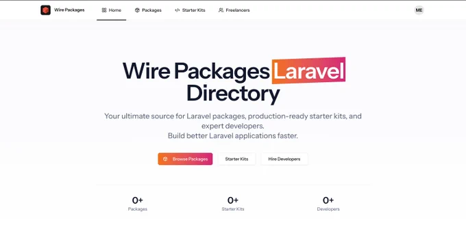 Photo of wirepackages.dev