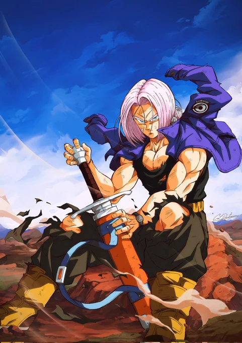 Trunks - dragonball Z illustrations Fanart 
Anime