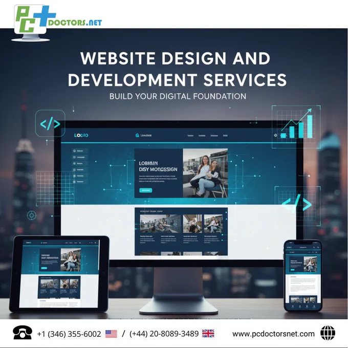Build your powerful digital foundation with PC Doctors NET's Website Design and Development Services. We offer Bespoke Design & UX, High-Performance Development, and Responsive sites for all devices. Our solutions are SEO-Optimized from the ground up and Scalable & Future-Proof. Contact us to craft a stunning, converting website that drives your business growth.
