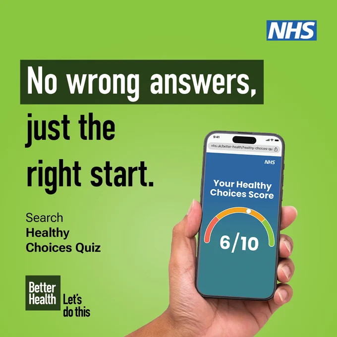 No wrong answers, just the right start. Search Healthy Choices Quiz