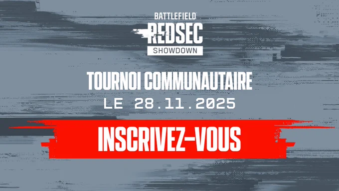 La compétition débarque sur Battlefield REDSEC le 28 novembre. Inscrivez-vous au premier tournoi communautaire dès maintenant.