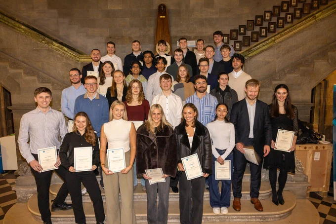 A group photo of all Prize Winners