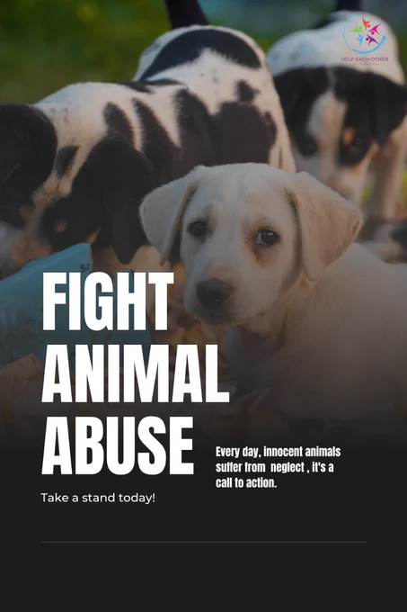 Every animal deserves love, not pain. 🐾💔
Take a stand against neglect and cruelty — protect the voiceless.
Together, we can #EndAnimalAbuse. 🌍

#HelpEachOther #AnimalWelfare #KindnessInAction #StopCruelty