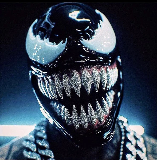 venom with diamond grills, grill, jewellery