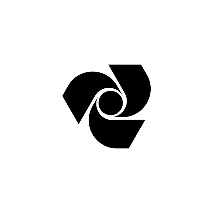 tri vortex logo design