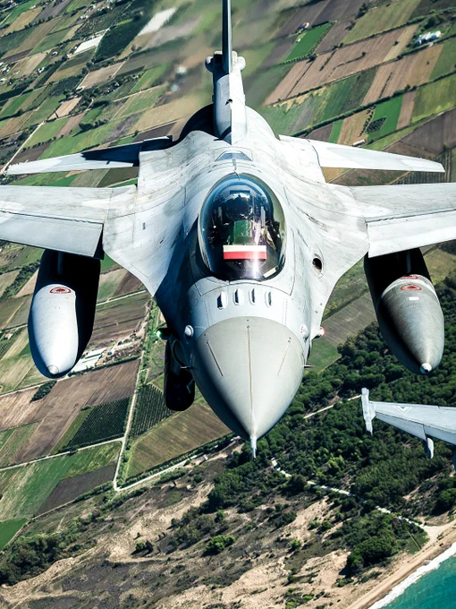 A Polish Air Force F-16
