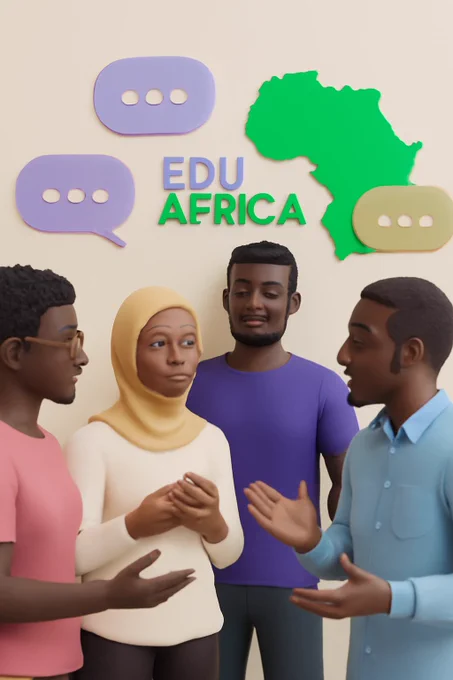 A group of teachers interacting in a community forum