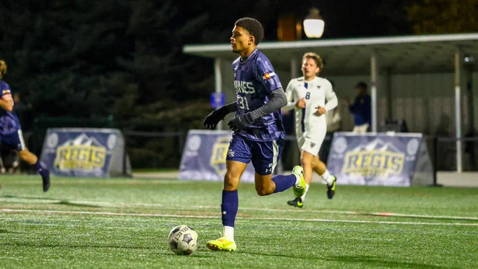 Lucas Taitt brings the ball ahead
