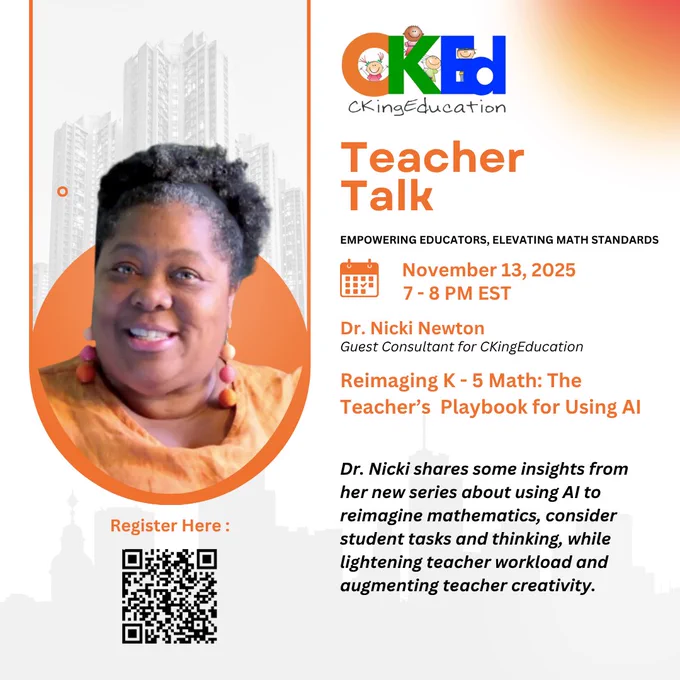 Register for a Teacher Talk with Dr. Nicki!
