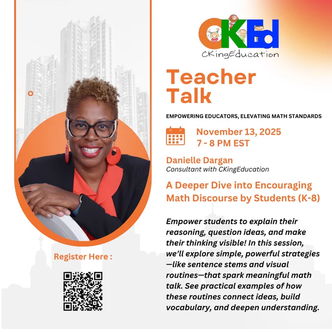 Register for a Teacher Talk with Danielle!