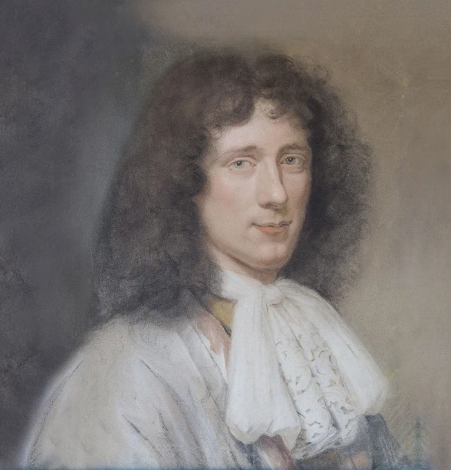 Portrait of Christiaan Huygens by Bernard Vaillant (1686)