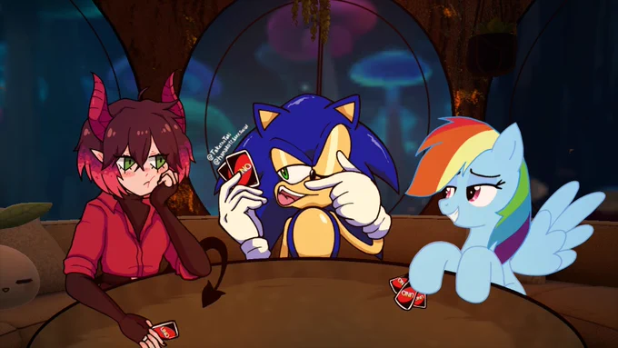 Look at Sonic's eye closely
