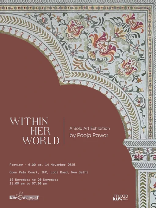 within Her World, A Solo Art Exhibition by Pooja Pawar at Open Palm Court Gallery, India Habitat Centre, Lodhi Road