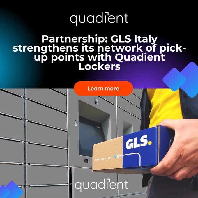 GLS Italy strengthens its network of pick-up points in partnership with Quadient