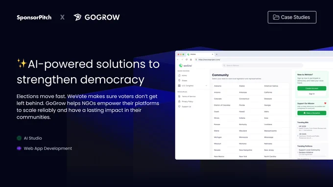 GoGrow's Case Study: WeVote