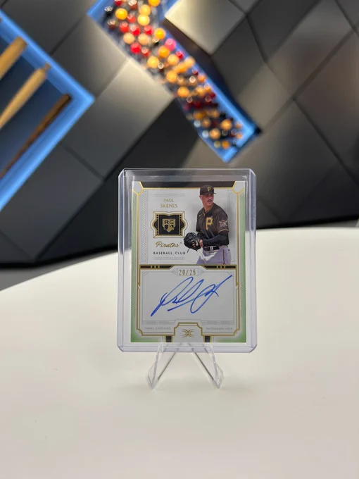2022 Topps Triple Threads Autograph Single Jumbo Relic Card
Tarik Skubal, Detroit Tigers (79/99)