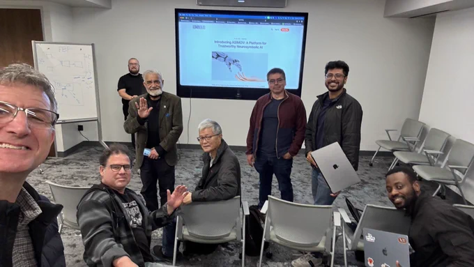 The closing photo of ASIMOV DevLabs #1 in San Francisco on November 11, 2025