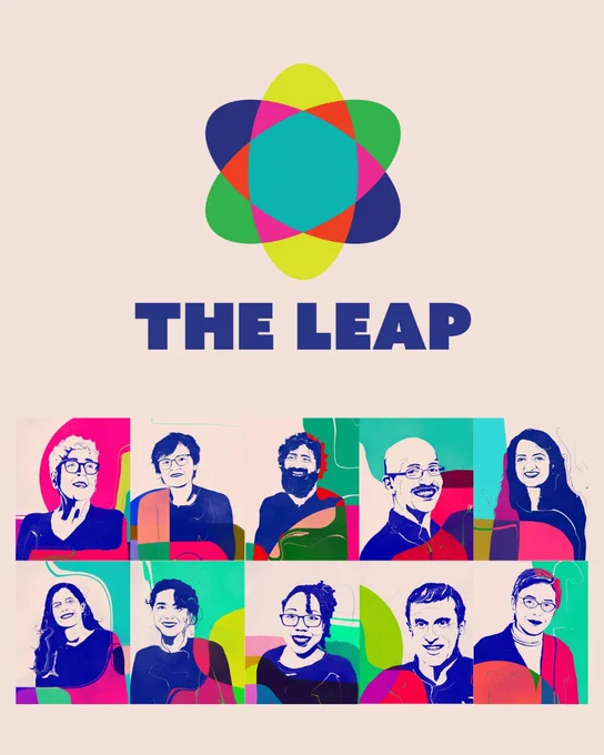 "The Leap" 10-part audio documentary series cover art.