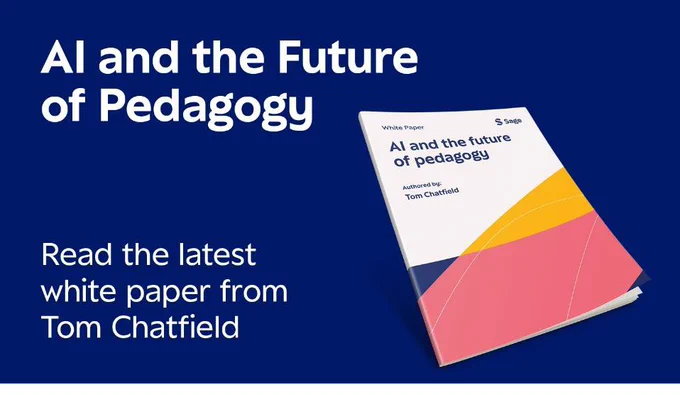 AI and the future of pedagogy
Reads the latest white paper from Tom Chatfield
