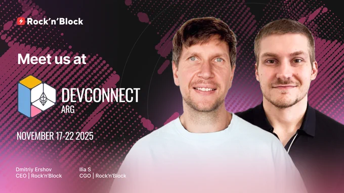 Rock'n'Block team at Devconnect 2025 Argentina