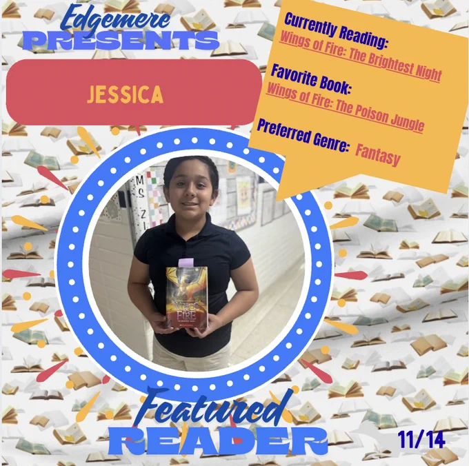Featured reader - Jessica