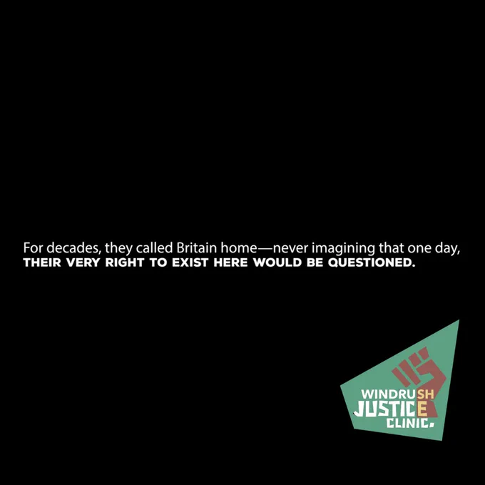 Footage of Windrush Generation community members, archival photos, and text highlighting the impact of the Windrush scandal. Part 2 of Stamped, Forgotten and Denied.