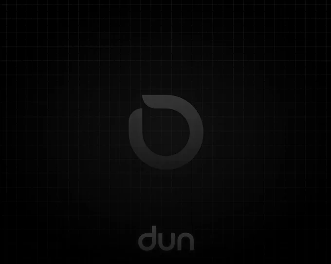 screenshot of dun logo on pitchdeck