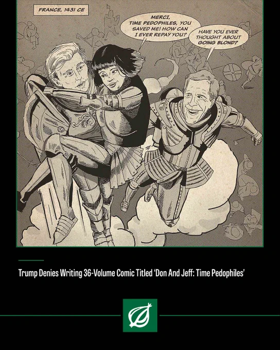 Trump Denies Writing 36-Volume Comic Titled ‘Don And Jeff: Time Pedophiles’ 