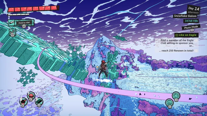 grinding on rails is also really fun :)