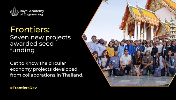 Frontiers: 
Seven new projects awarded seed funding

Get to know the circular economy projects developed from collaborations in Thailand.
#FrontiersDev