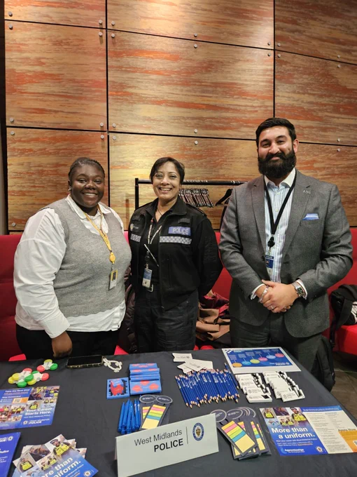 PC Begum standing with Bal and Stephanie