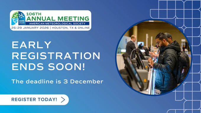 Graphic for the 106th Annual Meeting early registration deadline.