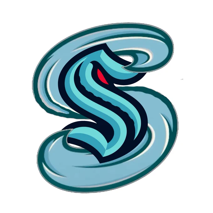 Mock-up of Seattle Torrent Logo wrapping Seattle Kraken Logo