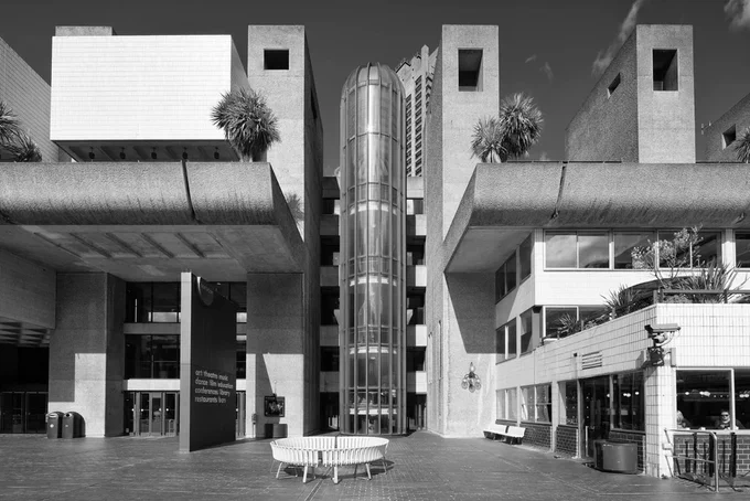 photograph of the Barbican Centre, taken by Joás Souza