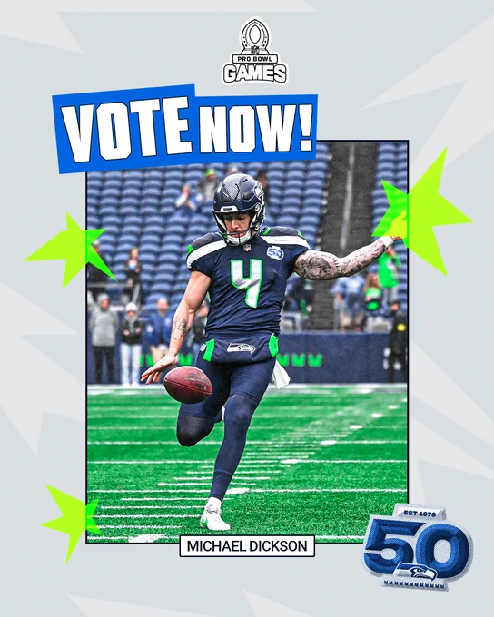 Vote Now: Michael Dickson for Pro Bowl