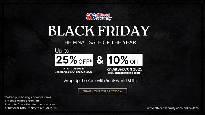 Altered Security Black Friday Giveaway