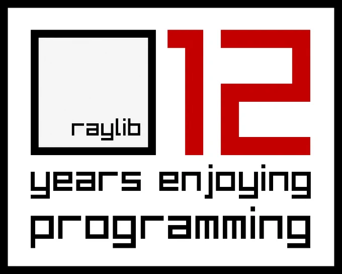 On November 18th 2013 raylib 1.0 was first released to the world, it's been 12 years since that first release!