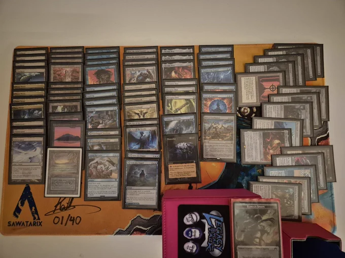 251113 | Andreas Hofverberg | 2nd /25
PostNord - Photo of deck

Our links: https://linktr.ee/legacystockholm

MAINDECK:
4 Ancient Tomb
4 Cloudpost
1 Dismember
3 Disruptor Flute
1 Eldrazi Confluence
2 Force of Negation
4 Force of Will
3 Glimmerpost
2 Island
4 Karn, the Great Creator
4 Kozilek's Command
1 Lórien Revealed
4 Planar Nexus
2 Sink into Stupor
4 Stock Up
3 The One Ring
4 Thundertrap Trainer
1 Tishana's Tidebinder
2 Ugin, Eye of the Storms
1 Underground Sea
4 Urza's Tower
2 Waterlogged Teachings

SIDEBOARD:
4 Barrowgoyf
1 Engineered Explosives
1 Ensnaring Bridge
3 Grafdigger's Cage
1 Hydroblast
1 Moonsnare Prototype
1 Mycosynth Lattice
1 The One Ring
1 Tormod's Crypt
1 Walking Ballista