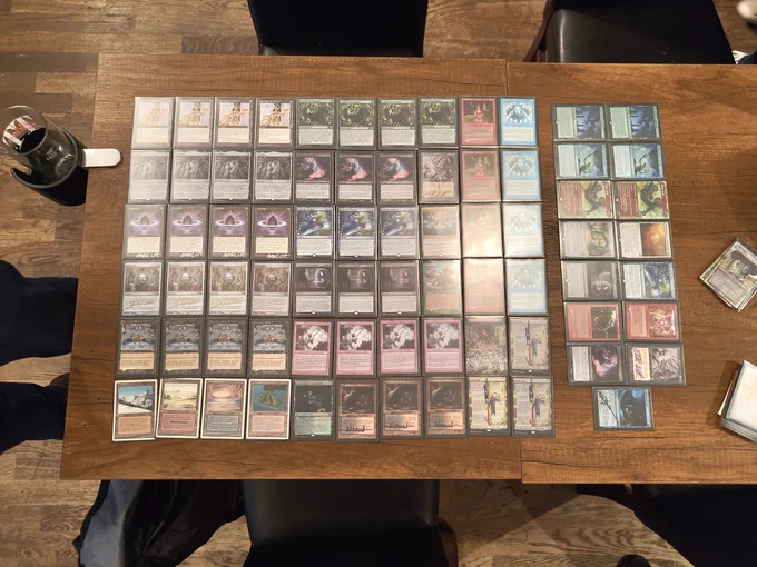 251113 | Oliver Jensson Skärlund | 1st /25
TES - Photo of deck

Our links: https://linktr.ee/legacystockholm

MAINDECK
1 Badlands
3 Beseech the Mirror
3 Bloodstained Mire
4 Brainstorm
4 Burning Wish
4 Chrome Mox
4 Dark Ritual
3 Echo of Eons
1 Gaea's Will
4 Gamble
4 Lion's Eye Diamond
4 Lotus Petal
4 Mox Opal
1 Runehorn Hellkite
1 Song of Creation
1 Taiga
1 Tendrils of Agony
3 Thoughtseize
1 Underground Mortuary
1 Underground Sea
3 Urza's Saga
4 Veil of Summer
1 Volcanic Island

SIDEBOARD
1 Approach of the Second Sun
1 Beseech the Mirror
2 Boseiju, Who Endures
1 Echo of Eons
1 Galvanic Relay
2 Into the Flood Maw
2 Kraza, the Swarm as One
1 Pulverize
1 Silent Gravestone
1 Tendrils of Agony
1 Thoughtseize
1 Void Snare