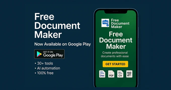With a modern, mobile-ready interface, users can create and convert files from anywhere — at home, at work, or while traveling. Whether you need to build a PDF instantly, compress or resize images, generate an invoice, produce AI-written content, convert audio/video files, or create natural voice output — every workflow performs smoothly on Android devices.