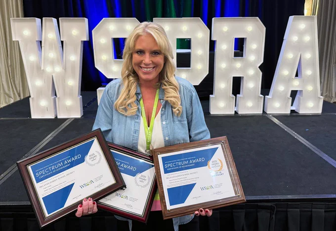 Duchemin Receives Three WSPRA Spectrum Awards