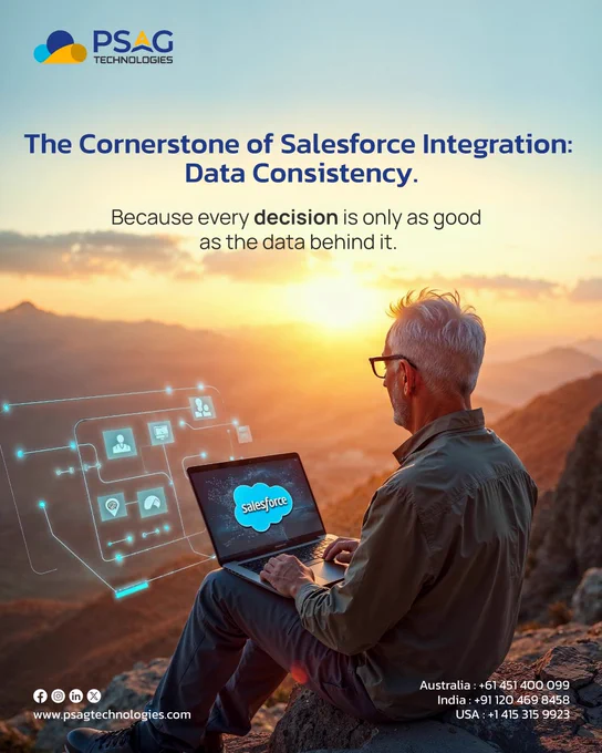 The cornerstone of salesforce integration is data consistency | PSAG Technologies